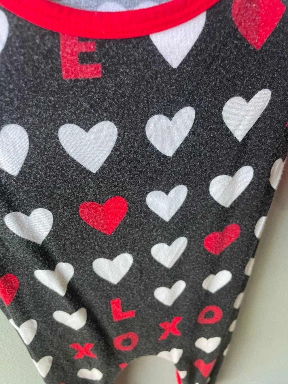 Little Sleepies Valentine's Hearts XOXO Bamboo Crescent Zippy Sleeper